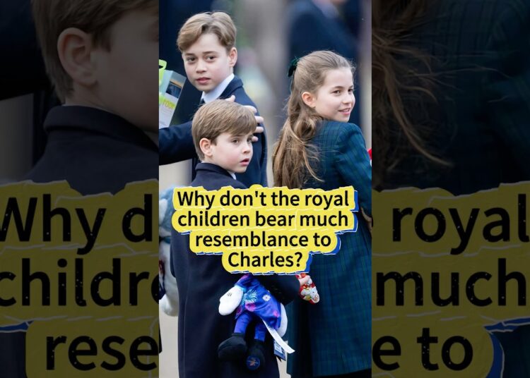 Why don’t the royal children bear much resemblance to Charles? #charles #charlotte #diana #kate