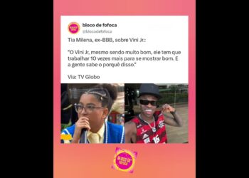 Tia Milena, ex-BBB, sobre #vinijr .#fofocas #fofoca