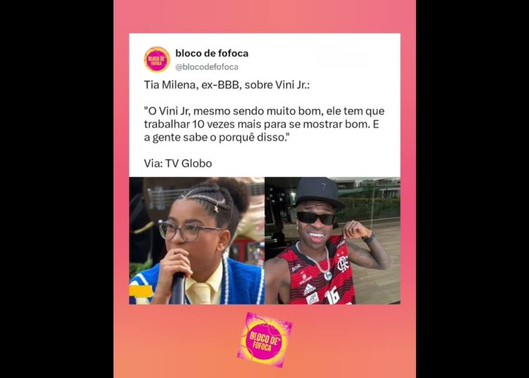 Tia Milena, ex-BBB, sobre #vinijr .#fofocas #fofoca