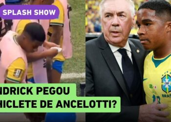 Endrick pegou chiclete de Ancelotti e distribuiu para os jogadores da Seleção Brasileira? Entenda!