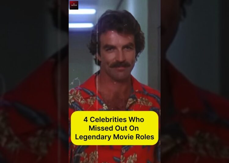 4 Celebrities Who Missed Out On Legendary Movie Roles