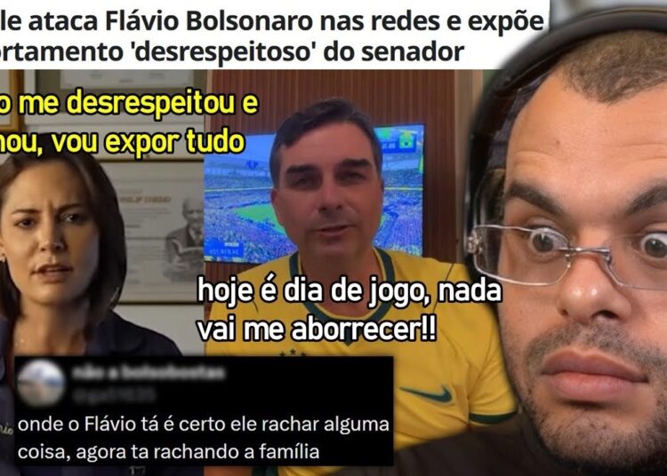 FOFOCA NA FAMÍLIA BOLSONARO: MICHELLE EXPÕE FLÁVIO E ELE RESPONDE