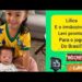 Lilica filha de Lore Improta e Léo Santana e o irmãozinho Levi prontos para o jogo do Brasil!