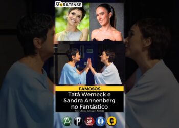 Tatá Werneck e Sandra Annenberg no Fantástico! #news #noticias #famosos #fofocas #comedia