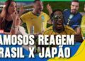 Gil do Vigor, Travis Scott e Jade Picon | A reação dos famosos no jogo Brasil x Japão