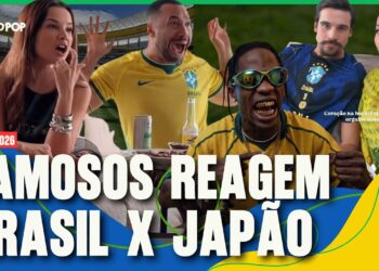 Gil do Vigor, Travis Scott e Jade Picon | A reação dos famosos no jogo Brasil x Japão