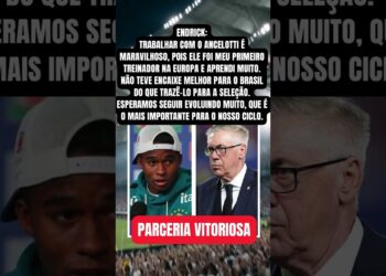 Endrick Celebra Trabalho com Ancelotti no Brasil, Não Teve Encaixe Melhor