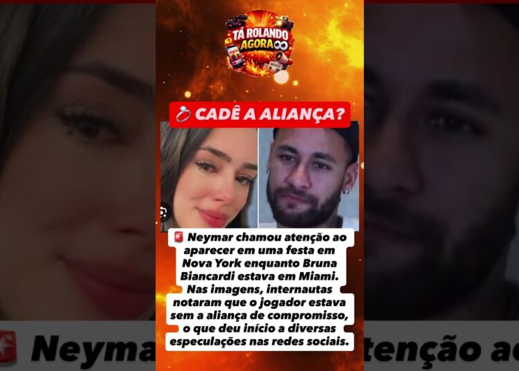 🚨 NEYMAR APARECE SEM ALIANÇA E WEB ENLOUQUECE! 😳💍