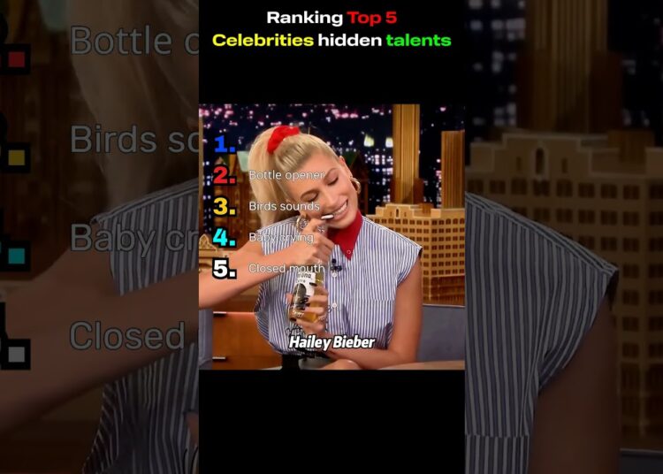 These celebrity talents are absolutely ridiculous #ranking #celebrity #shorts
