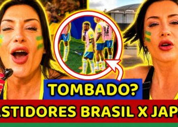 🚨🔥CAOS! Bastidores do jogo do Brasil x Japão CAUSAM POLÊMICA