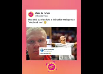 #halland publica foto e debocha em legenda: “Well well well 😂”
