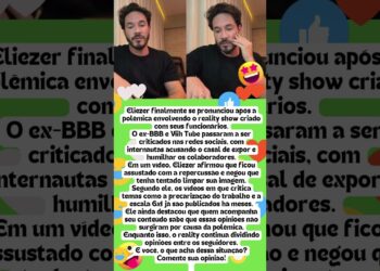 ELIEZER QUEBRA O SILÊNCIO APÓS POLÊMICA COM REALITY DOS FUNCIONÁRIOS