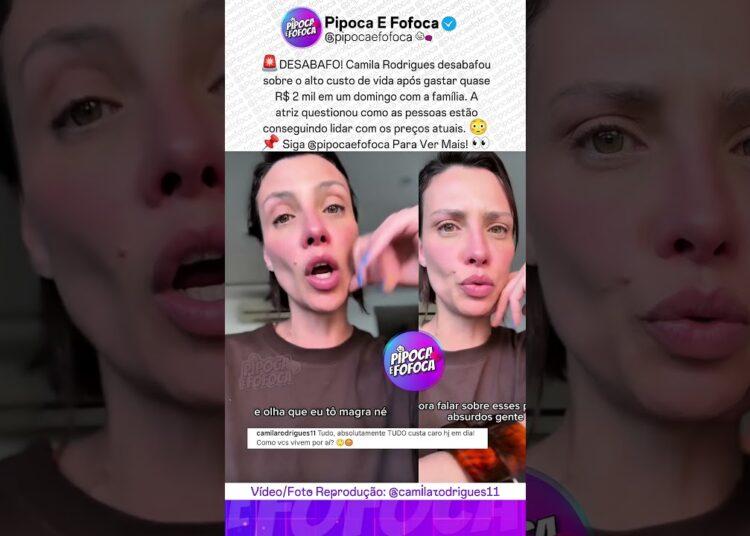 Camila Rodrigues Faz Desabafo Após Gastar Quase R$ 2 Mil Em Um Domingo 😳 #camilarodrogues