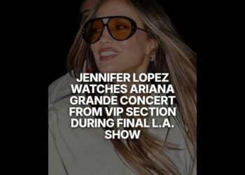 JENNIFER LOPEZ FOI FLAGRADA NO SHOW DE ARIANA GRANDE E CHOCOU A INTERNET! #celebridades  #famosos