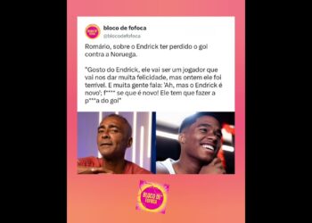 #romário falou sobre o #endrick ter perdido o gol contra a Noruega. #fofoca #fofocas