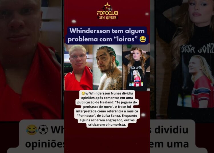 Whindersson Nunes comentou na foto de Haaland e a internet ligou tudo à Luísa Sonza 😂🔥