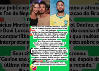 MARIDO DA EX DE NEYMAR FAZ POST ENIGMÁTICO APÓS ELIMINAÇÃO DO BRASIL