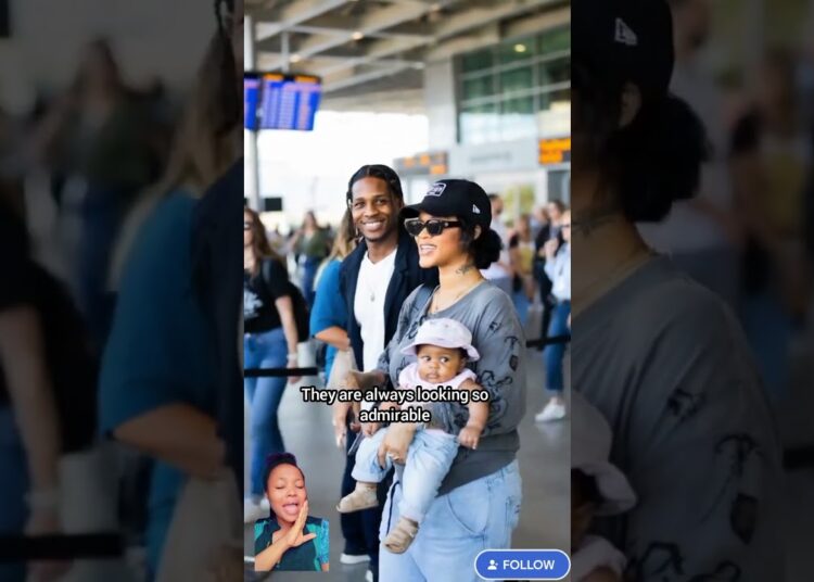 Fashion royalty just welcomed its little princess. 👑✨ #rihanna #asaprocky  #RihannaAndASAPRocky
