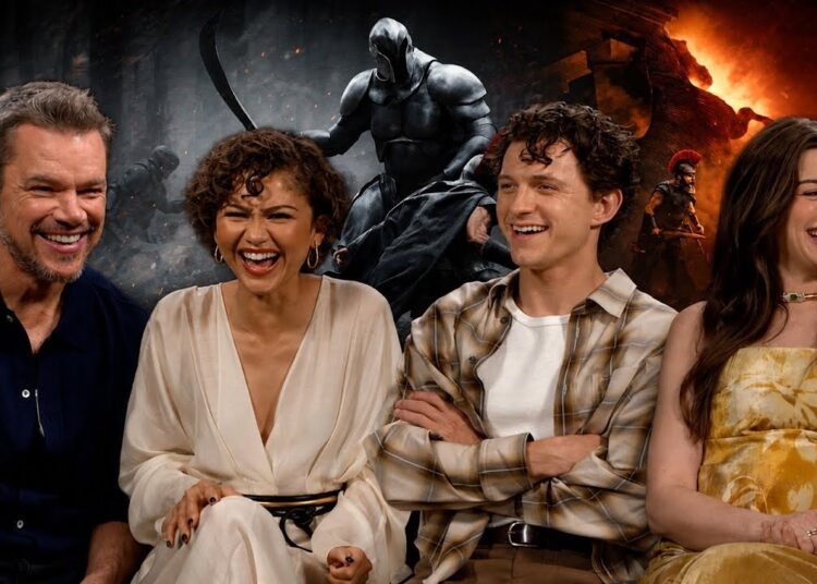 THE ODYSSEY Cast Interview | Matt Damon, Anne Hathaway, Tom Holland, Zendaya Talk Nolan’s IMAX Epic