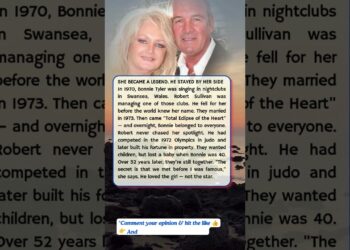 SHE BECAME A LEGEND  HE STAYED BY HER SIDE