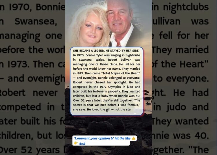 SHE BECAME A LEGEND  HE STAYED BY HER SIDE