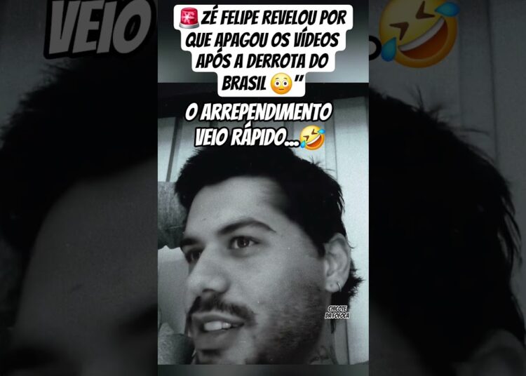 Zé Felipe se arrependeu e apagou tudo!
