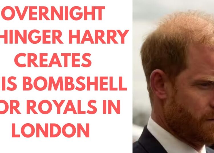 HARRY CREATES NEW BOMBSHELL FOR KING & ROYALS – NEVER ENDING #princeharry #kingcharles #news