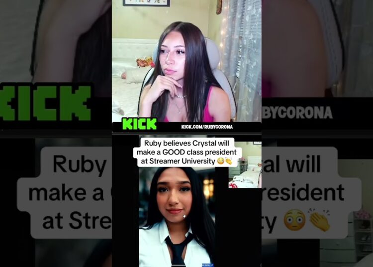 RUBY CORONA believes CRYSTAL IZAGUIRRE will make a GOOD class president at STREAMER UNIVERSITY #fyp