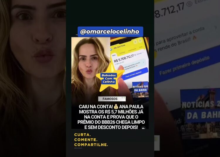 fofoquei🗣️Ana Paula mostra o prêmio do BBB👍#babados #fofocas #bbbnoticias
