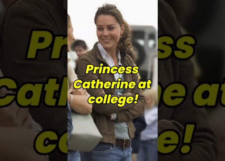 Princess Catherine at college #katemiddleton #royal #royalfamily #princewilliam