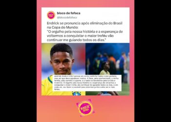 #endrick  se pronuncia após eliminação do Brasil na Copa do Mundo.