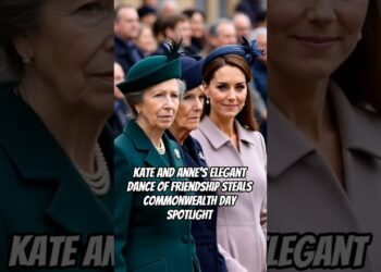 Kate and Anne’s Elegant Dance of Friendship Steals Commonwealth Day Spotlight #catherine #royal