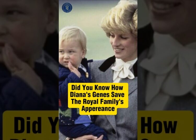 Did You Know How Diana’s Genes Saved The Royal Family’s Appereance🤔 #fyp #royalfamily