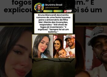 Bruna Biancardi rebate rumores sobre festa da filha: “Sempre foi só um bolinho”