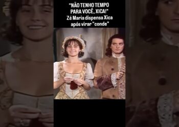 “NÃO TENHO TEMPO PARA VOCÊ…” #xicadasilva #novela #históriadobrasil #realeza