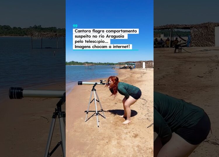FLAGRA! Cantora flagra comportamento suspeito no rio Araguaia 👀 #news #fofoca #ThaynaraAlves