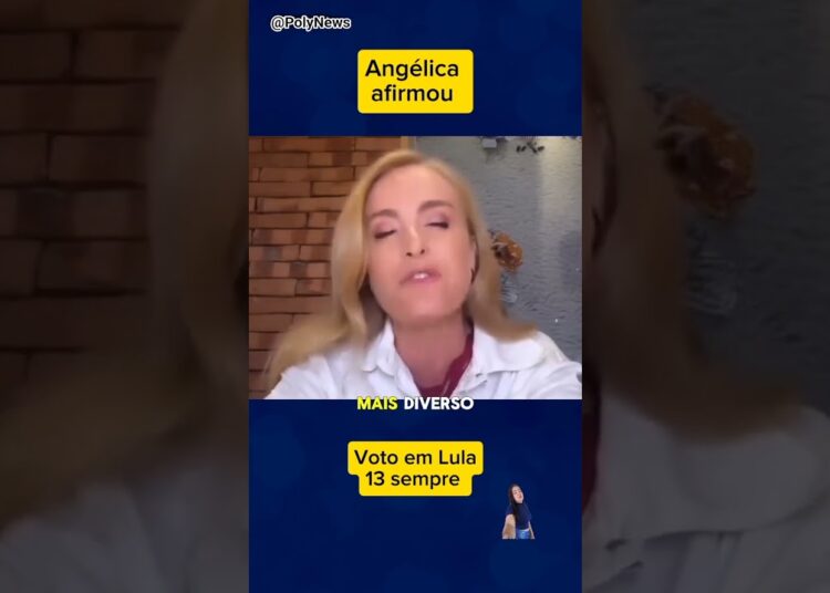 ​Angélica declara voto em Lula? Veja o que ela disse!