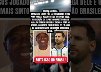 Falta Isso no Brasil! Edílson Capetinha Declara Torcida por Messi na Copa de 2026