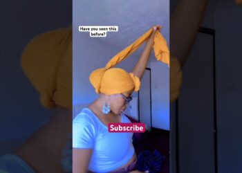 Headwrap tutorials/style for royalties #headwrapping #howto #hairstyle#shorts  @CalistaStarBeauty
