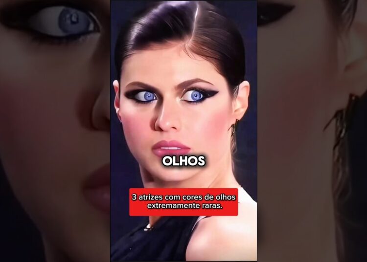 3 atrizes com cores de olhos extremamente raras. #brasil #celebridades #star