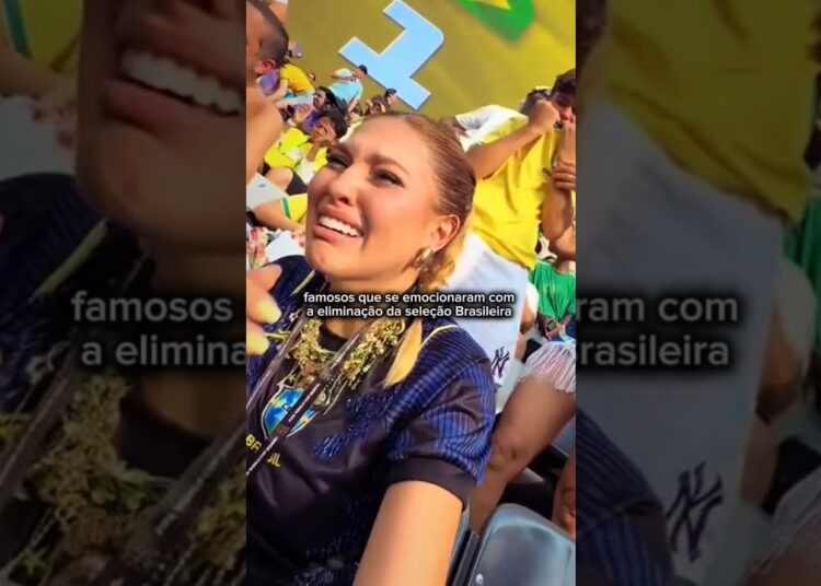 famosos que se emocionaram com a eliminação da seleção Brasileira