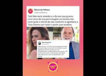 #tatáwerneck agradece a Tony Ramos por todo o apoio que recebeu após morte do seu cachorro. #fofoca