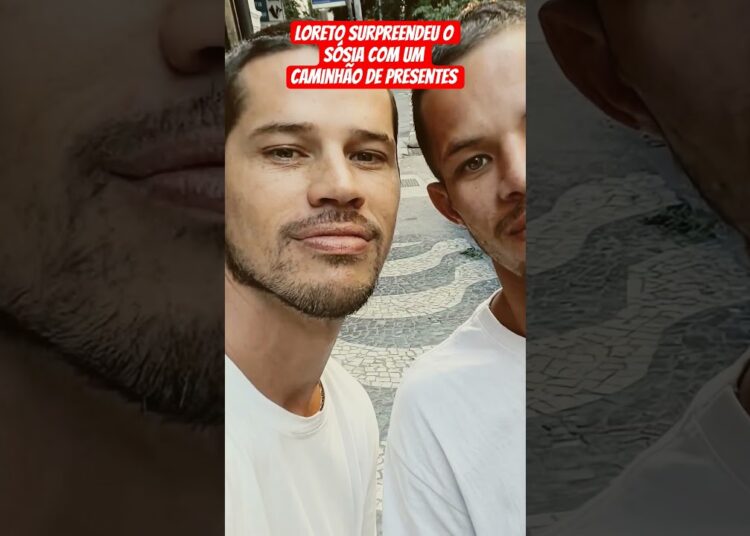 Loreto deu um caminhão de presentes pro sósia #famosos #fofocas