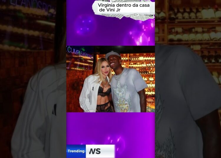 Virginia dentro da casa de Vini Jr