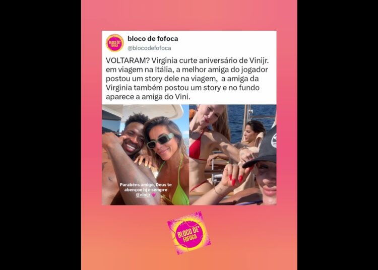 VOLTARAM? #virginia  curte aniversário de #vinijr na Itália. #fofocas #fofoca
