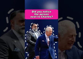 Did you notice the person next to Charles? #kingcharles #royal
