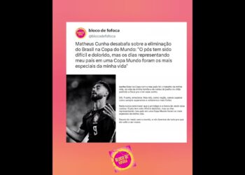 #matheuscunha  desabafa sobre a eliminação do Brasil na Copa do Mundo. #fofocas #fofoca