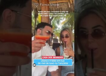 Liliana e Fábio em lua de mel de luxo na Tanzânia | Fama Show