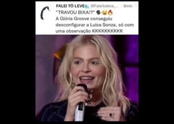 Glória groove deixou Luísa sem graça