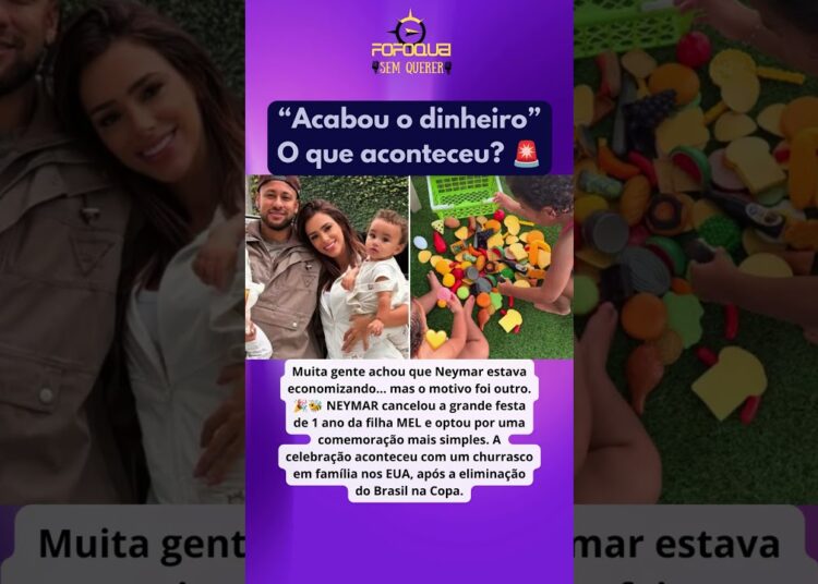 Neymar cancela festa de 1 ano da filha Mel e motivo surpreende fãs após polêmica na internet 🚨